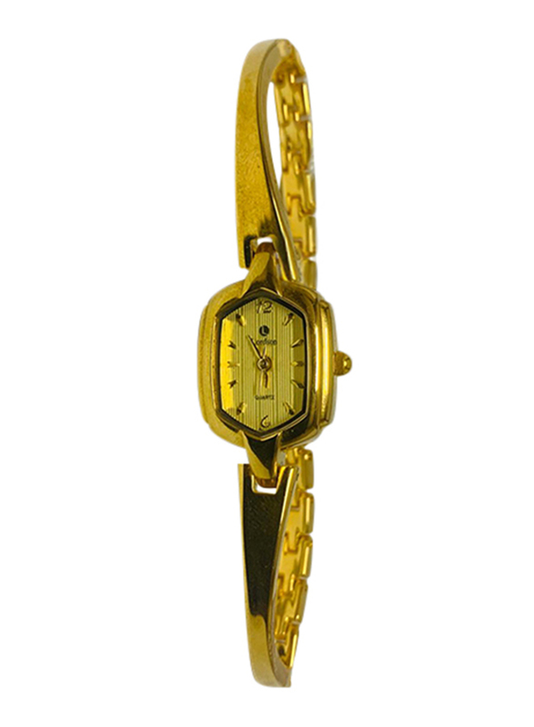 Lordson Analog Watch for Women with Stainless Steel Band, L4142, Gold