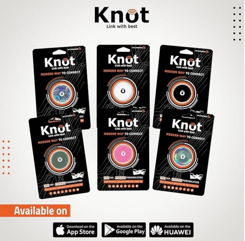 Knot NFC Tag, for seamless connectivity with nfc technology