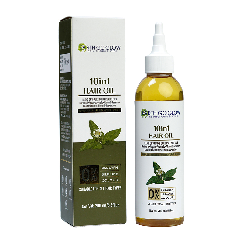 EARTH GO GLOW 10 IN 1 HAIR OIL