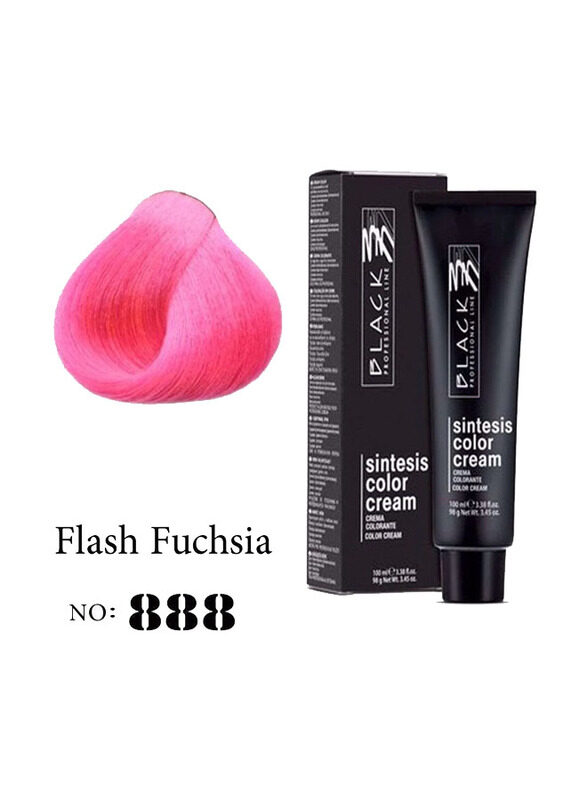 

Black Professional Line Sintesis Color Cream, Flash Fuchsia F888