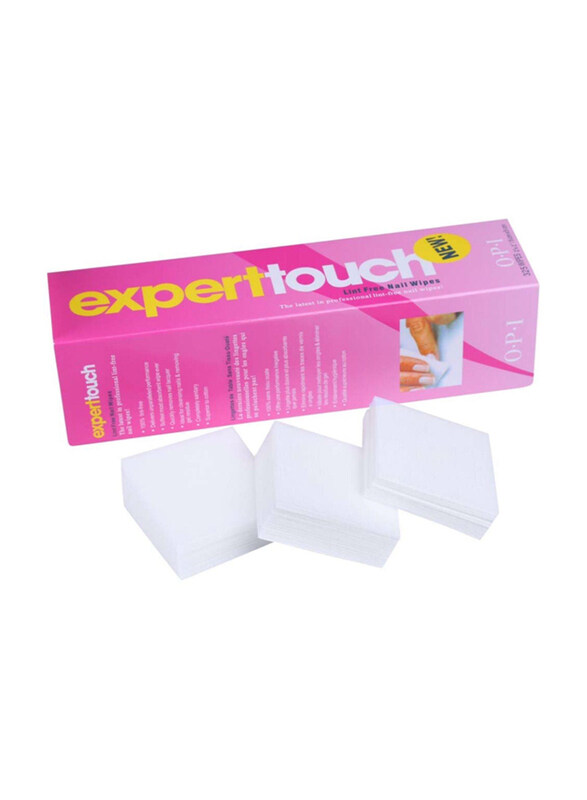 

Opi Expert Touch Lint Free Nail Wipes, 325 Pieces, White