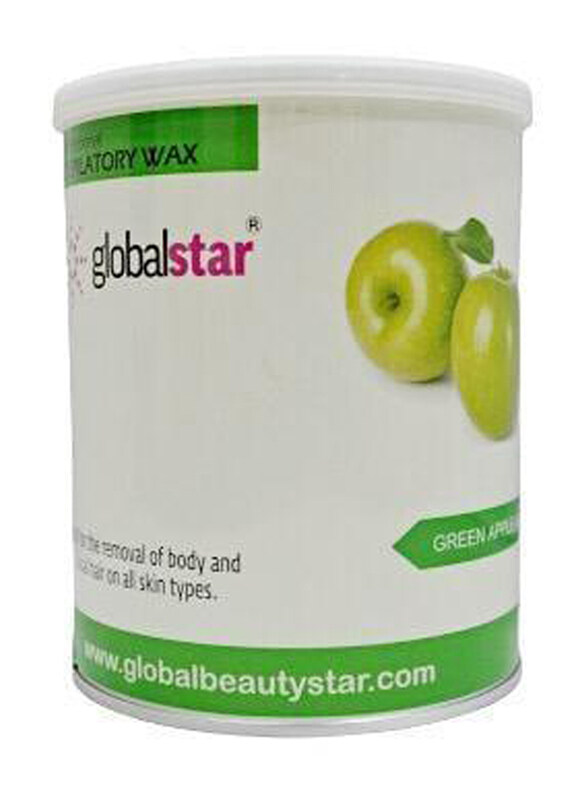 

Globalstar Green Apple Professional Depilatory Wax Can, 800ml