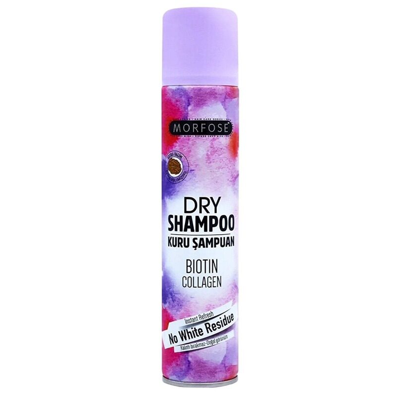 

Morfose Dry Shampoo With Biotin & Collagen For Extra Volumizing And No White Residue 200ml