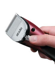 Andis Ionica Clipper Adjustable Blade Clipper, 68225, Maroon