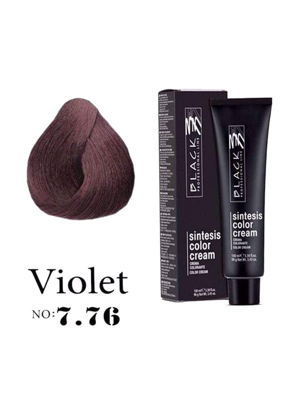 

Black Professional Line Sintesis Color Cream, 100ml, BLK150084, Violet 7.26/7.76