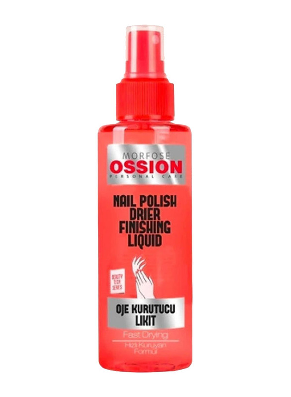 Morfose Ossion Nail Polish Dryer Finishing Liquid, 150ml, Multicolour