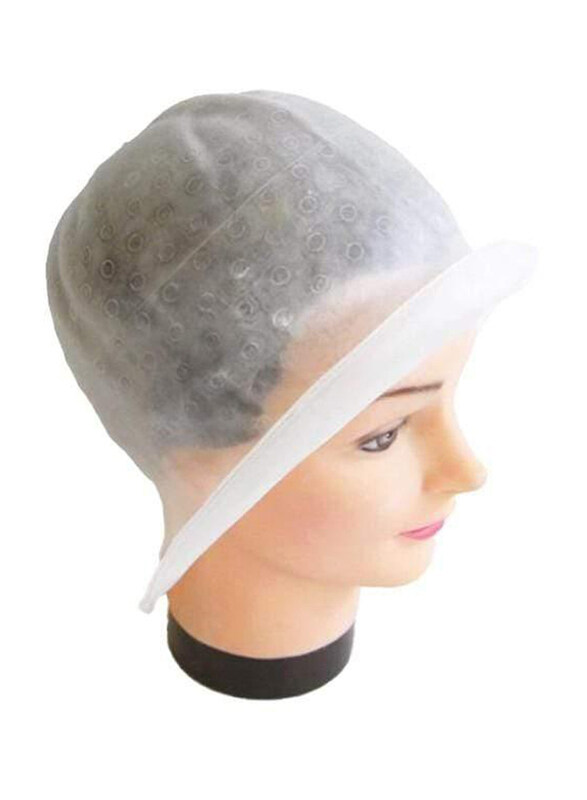 

Globalstar Colouring Plastic Dye Cap for All Hair Types, 56939, White