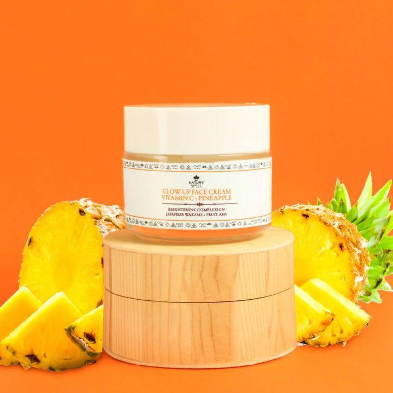 Nature Spell Vitamin C + Pineapple Glow Up Face Cream, 100ml