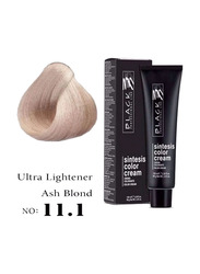 Black Professional Line Color Cream, Ultra Lightener Ash Blonde 11.1