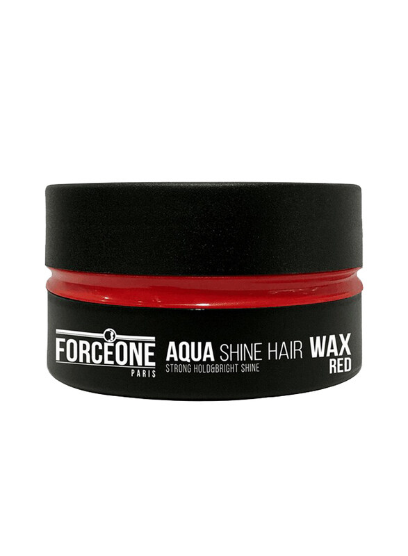 

Forceone Aqua Shine Red Hair Wax for All Hair Types, 150ml