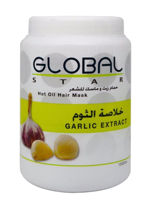 Globalstar Garlic Extract Hot Oil Hair Mask, 1500ml