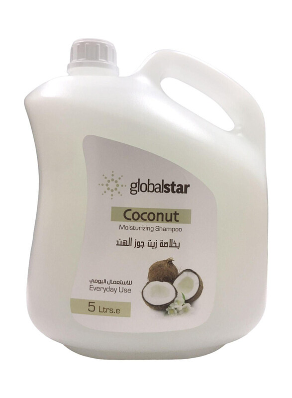 

Globalstar Coconut Moisturizing Hair Shampoo for All Hair Types, 5L