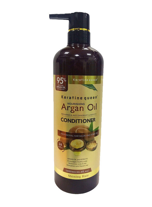 

Keratine Queen Nourishing Argan Oil Conditioner for All Hair Types, 1000ml