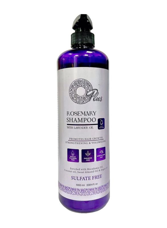 OPlus Rosemary Sulfate Free Shampoo with Lavender Oil, 1000ml