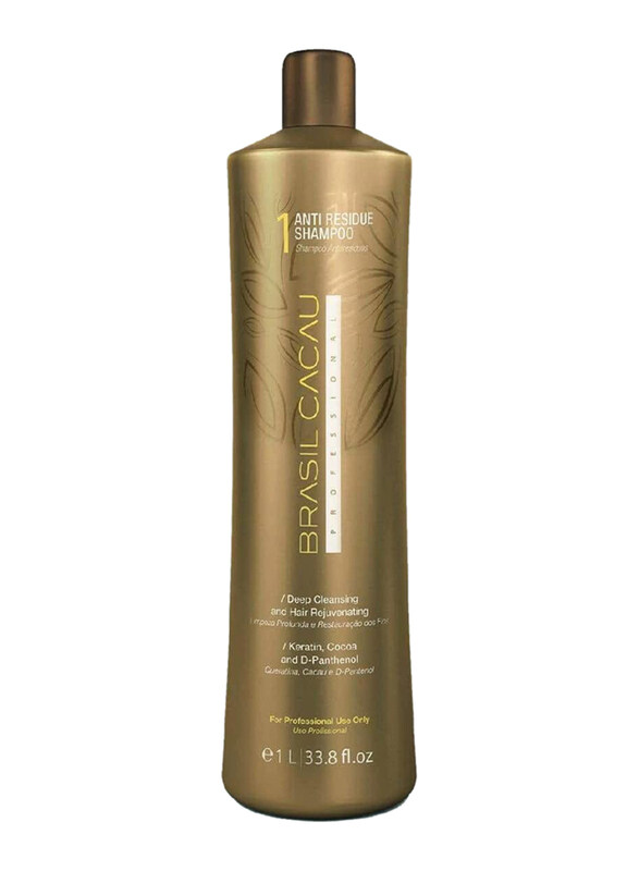

Brasil Cacau Step 1 Anti-Residue Shampoo for All Hair Types, 1000ml