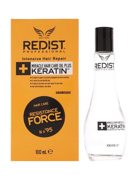 

Redist Intensive Hair Repair Miracle Oil Plus Keratin Resistance Force No 95 for All Hair Types, 100ml