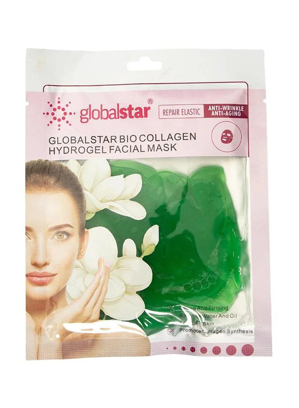 

Globalstar Bio Collagen Hydrogel Facial Mask, Green, 1 Piece