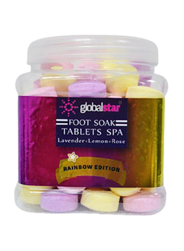 

Globalstar Foot Soak Tablets Rainbow Edition, 840g