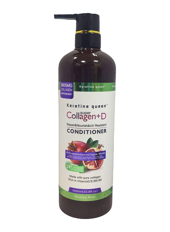 

Keratine Queen Super Collagen & Vitamin D Conditioner for All Hair Type, 1000ml