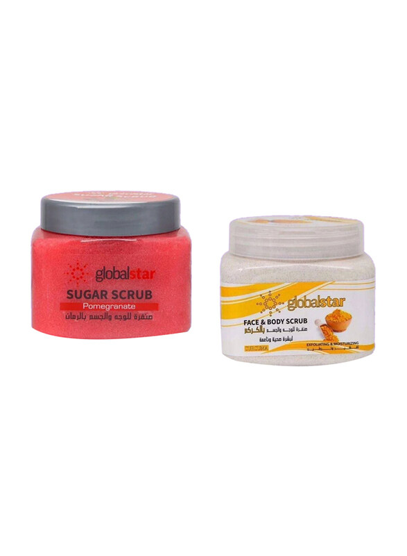 

Globalstar Hydrating & Moisturizing Skin Care Pomegranate & Curcuma Exfoliating Set