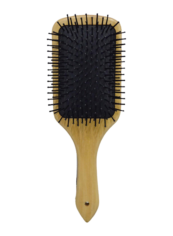 Globalstar Wooden Paddle Brush, Light Brown, WB-813, One Size