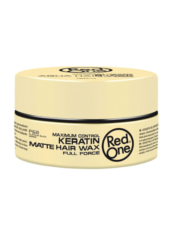 

Redone Keratin Matte Full Force Hair Wax for All Hair Types, 150ml