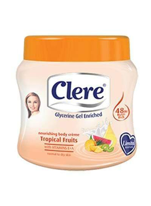 Clere Nourishing Tropical Fruit Body Creme, 500ml