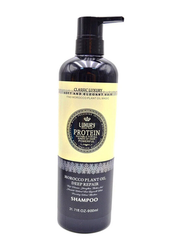 

Luxury Shine Protein Morocco Plant Oil Deep Repair Hair Care Shampoo for All Type Hair, 900ml