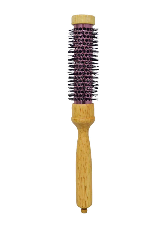 

Globalstar Blow Dryer Wooden Round Brush, WB901-25, One Size