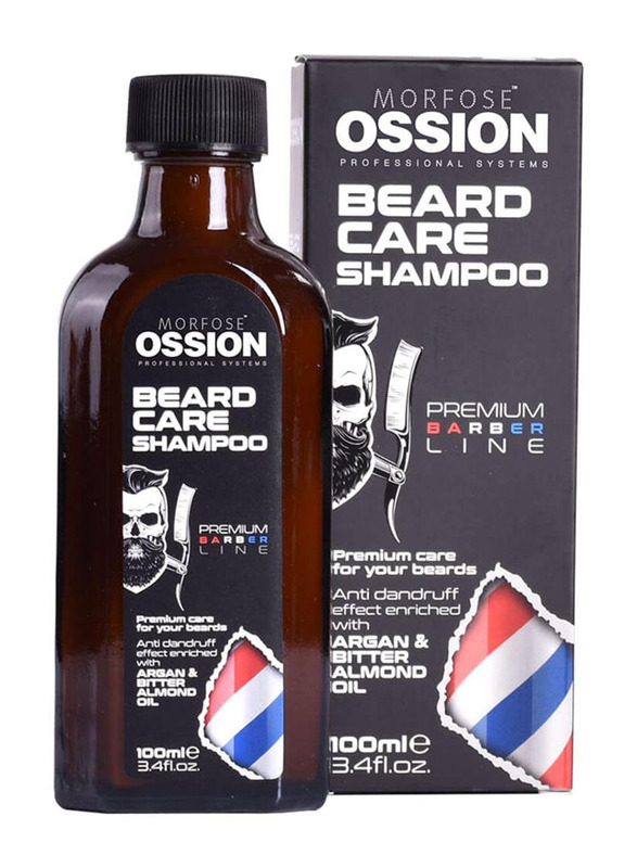 Morfose Ossion Beard Care Shampoo for Anti Dandruff Hair, 100ml