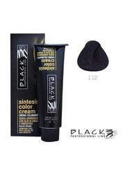 Black Professional Line Sintesis Ammonia Free Colour Cream, 100ml, A1.12, Violet Black N1.12