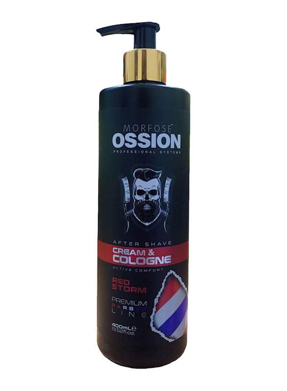 Morfose Ossion Red Storm After Shave Cream & Cologne, 400ml