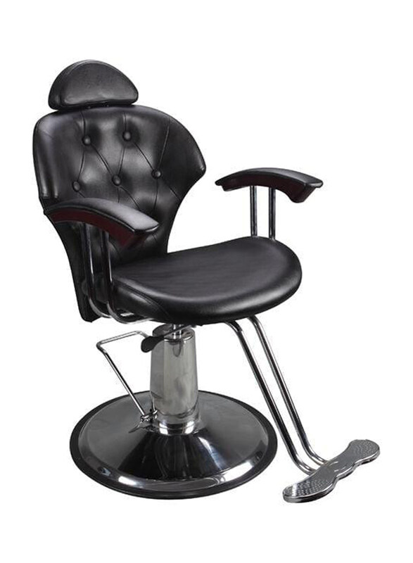 

Generic Professional Barber Chair, BX-31205-2, Black/Silver