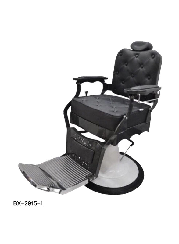 

Generic Professional Barber Chair, BX-2915-1, Black/Silver