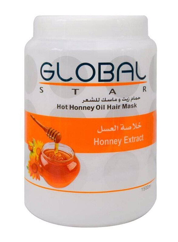 

Globalstar Hot Oil Honey Extract Hair Mask for All Hair Types, 1500ml