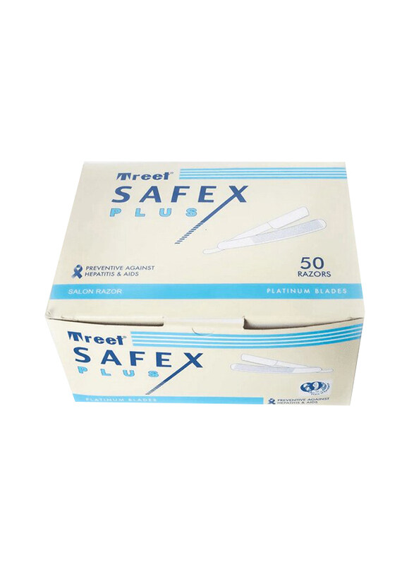 

Safex Disposable Salon Razor BOX, 50 Pieces