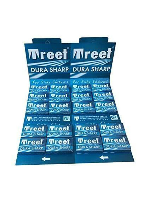 

Treet Dura Sharp Blades, 100 Pieces