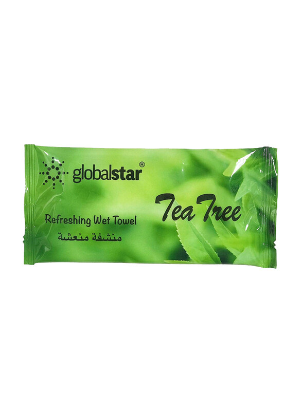 

Globalstar Tea Tree Refreshing Wet Towel, 400 Pieces