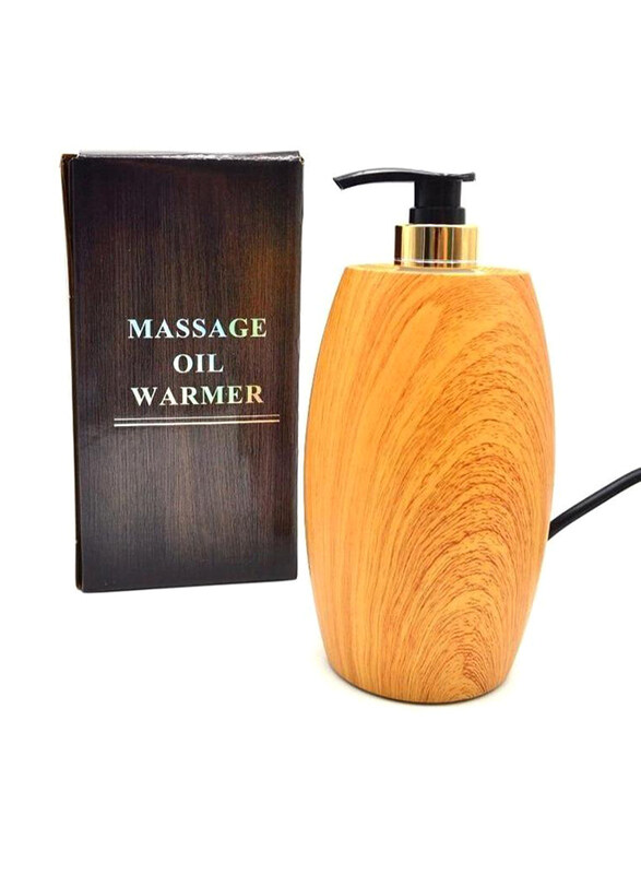 

Globalstar Wood Bottle Massage Warmer Oil, EO-35, Beige