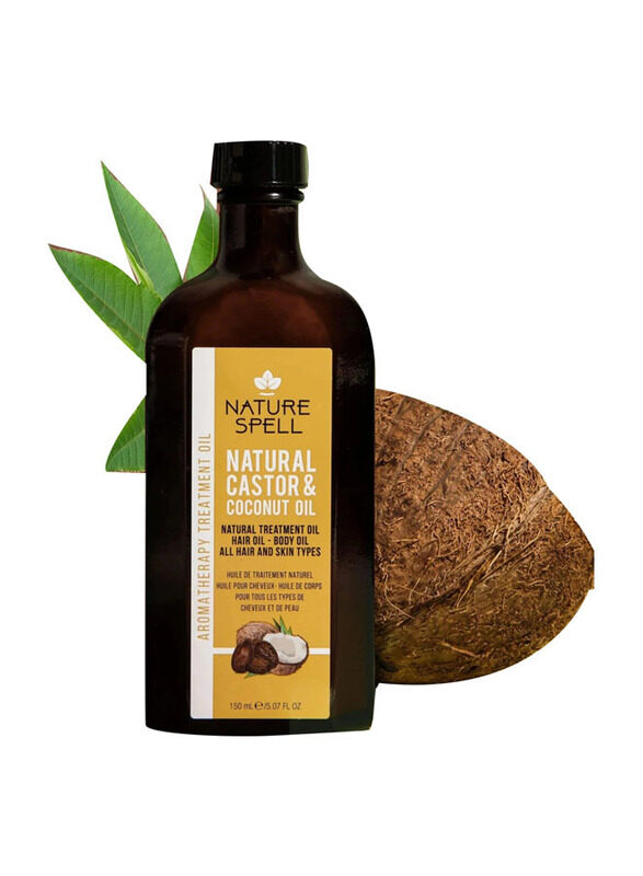 

Nature Spell Hair & Skin Natural Castor & Coconut Oil, 150ml