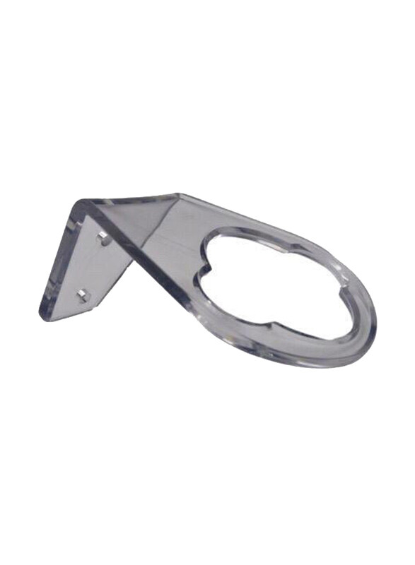 

Black Acrylic Hair Dryer Wall Holder Stand, C02, Black