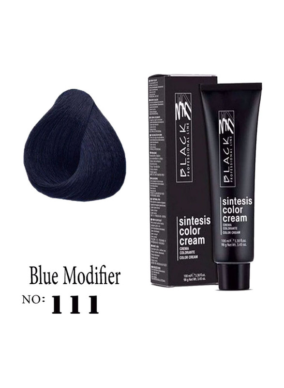 Black Professional Line Color Cream, Blue Modifier 111