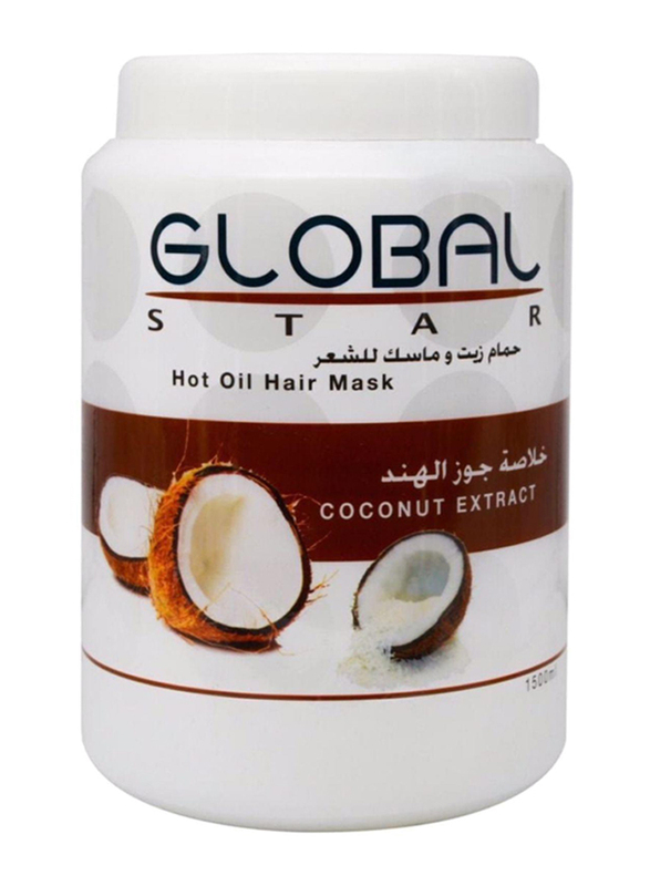 Globalstar Coconut Extract Hot Oil Hair Mask, 1500ml