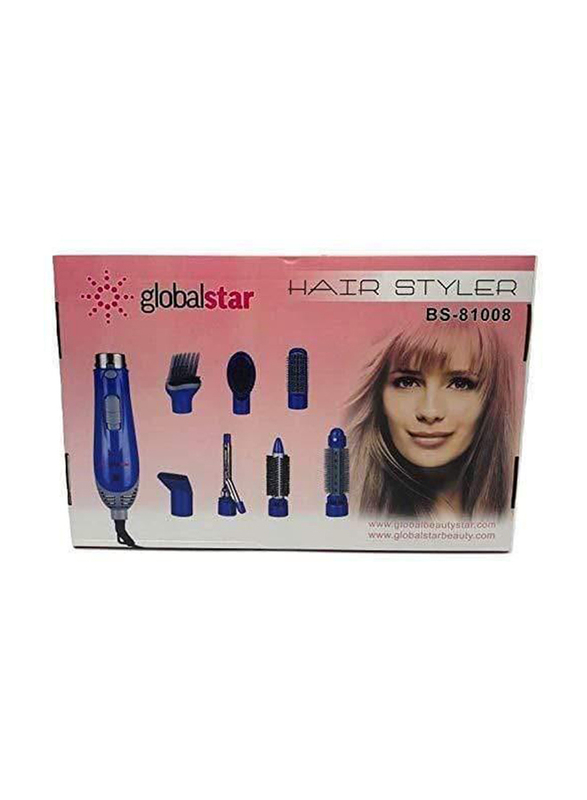 Beauty Star Hair Styler Set, BS-81008, Blue