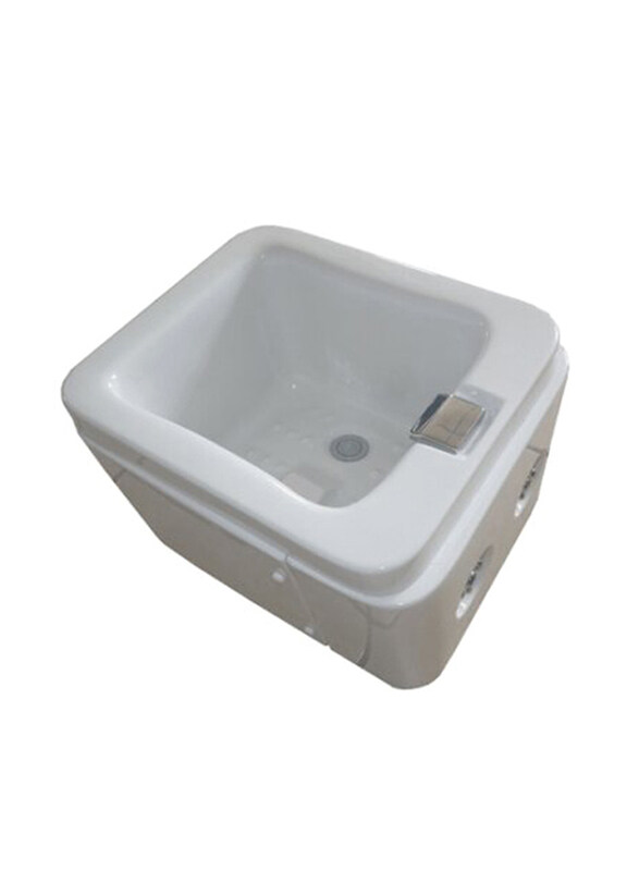 

Black Professional Fibber Glass Pedicure Basin, BSP03-1, White