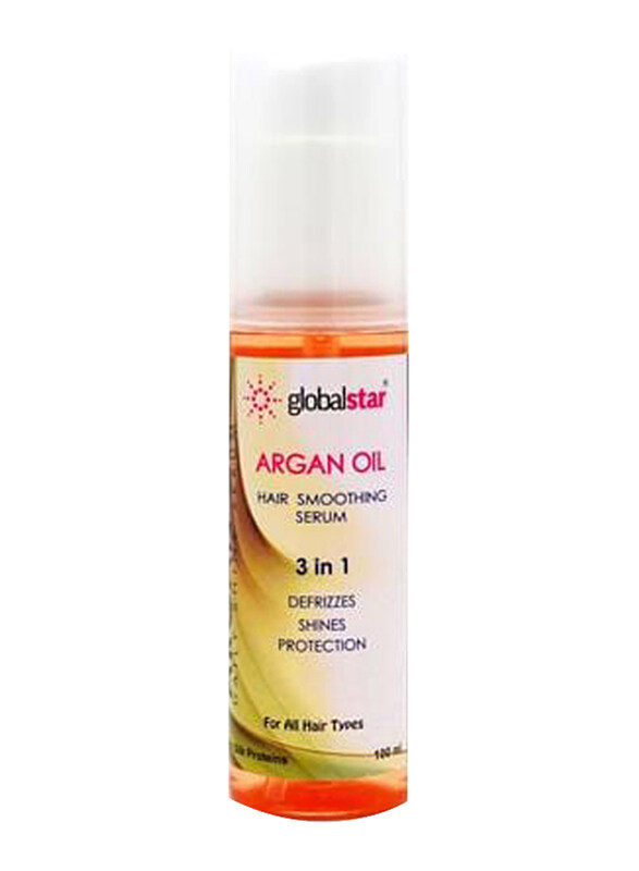 

Globalstar Argan Oil Hair Smoothing Serum for All Hair Types, 100ml