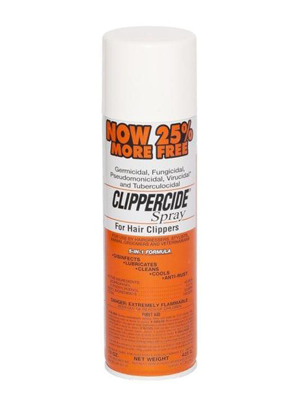 

Clippercide Disinfectant And Lubricating Spray, Multicolour