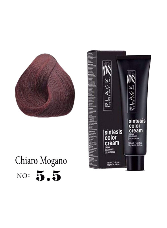 

Black Professional Line Sintesis Color Cream, 100ml, BLK150046, Mahogany Light Brown 5.5