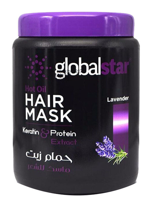 

Globalstar Protein & Keratin Extract Lavender Hair Mask for All Hair Types, 1000ml