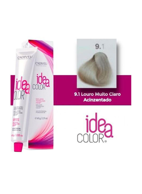 

Cadiveu Idea Color, 60ml, 9.1 Very Light Ash Blonde